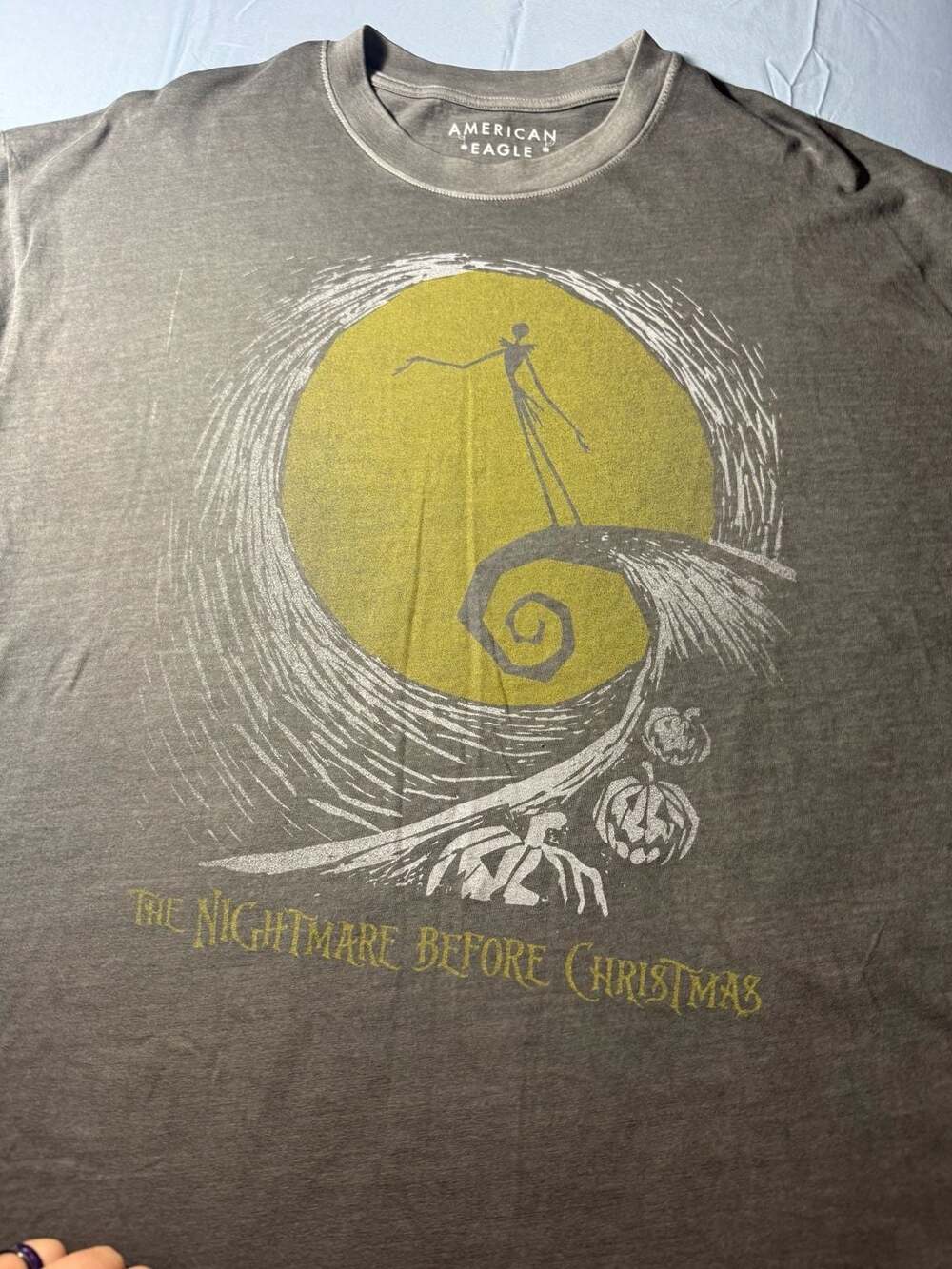 American Eagle The Nightmare Before Christmas Graphic T-Shirt - Picture 2 of 8